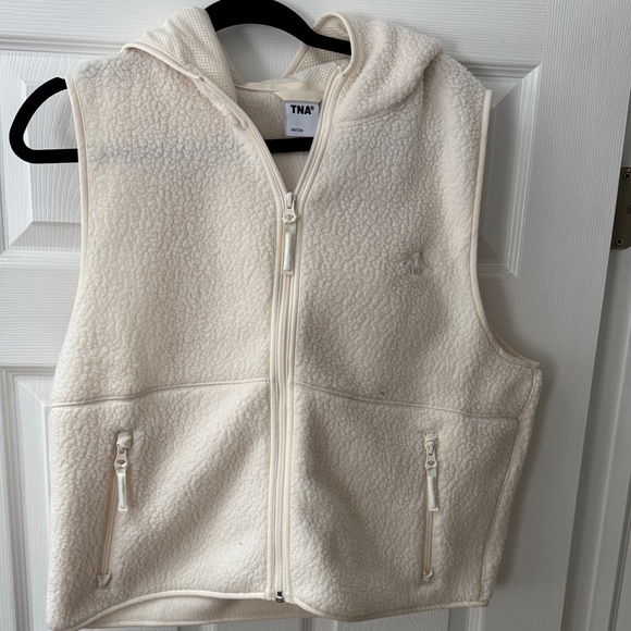 TNA Jackets & Blazers - TNA Women’s Off-White Hooded Vest